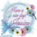 Jessica flower tag