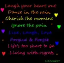 How to live life<3