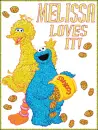 Melissa Loves It ~ Big Bird + Cookie Monster