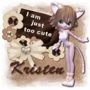 I'm just too cute, Kristen