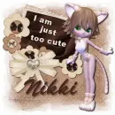 I'm just too cute, Nikki