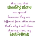 stars are like bestfriends