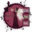 Believe faith hope love angel