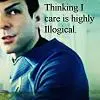 thinking i care is highly illogical