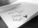 Note To Self: Never Forget