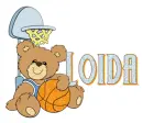 teddy bear basketball loida