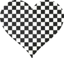 Checkered heart