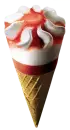 strawberry ice cream tube