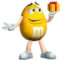 yellow m&m guy