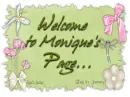 Bow & Butterfly: Welcome to Monique's Page