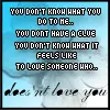 doesnt love you