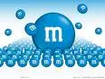 blue m&m