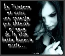 la tristeza