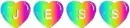 JESS RAINBOW HEARTS