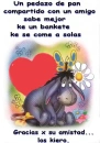 gracias por tu amistad