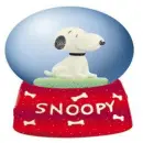 snoopy globe