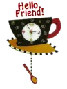 Cup Clock - Hello Friend