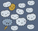 clouds and suns