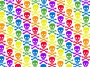 rainbow skulls