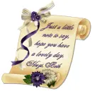 Hope you have a lovely day, hugs Beth