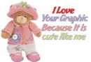 i love your cute graphic