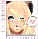 â™¥ Cute Blonde Girl Winking â™¥