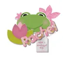 frog with name Rachel
