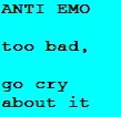 anti emo