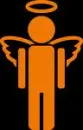 angel stick figure