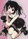 goth anime girl