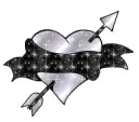 gray heart