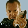 its beef