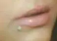 lip piercing