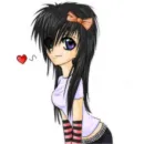 anime scene girl