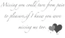 Missing you 