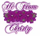 Hi From Christy