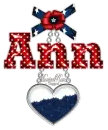 Ann Red White Blue
