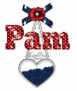 Pam Red White Blue