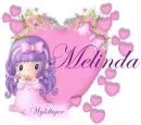 Girl with pink heart - Melinda