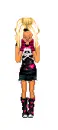 pink-black doll