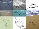 love you in the sand 