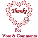 Thanks for vote and comments