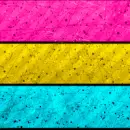 yellow pink and blue background