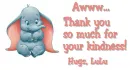 dumbo with hugs LuLu
