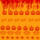 orange dimonds and stuff