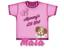 pink shirt with name Maia