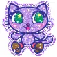 purple cat