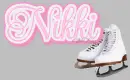 Nikki Ice Skates (w/ gray background)