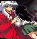 Inuyasha and Kagome kiss