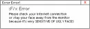 Unknown Error